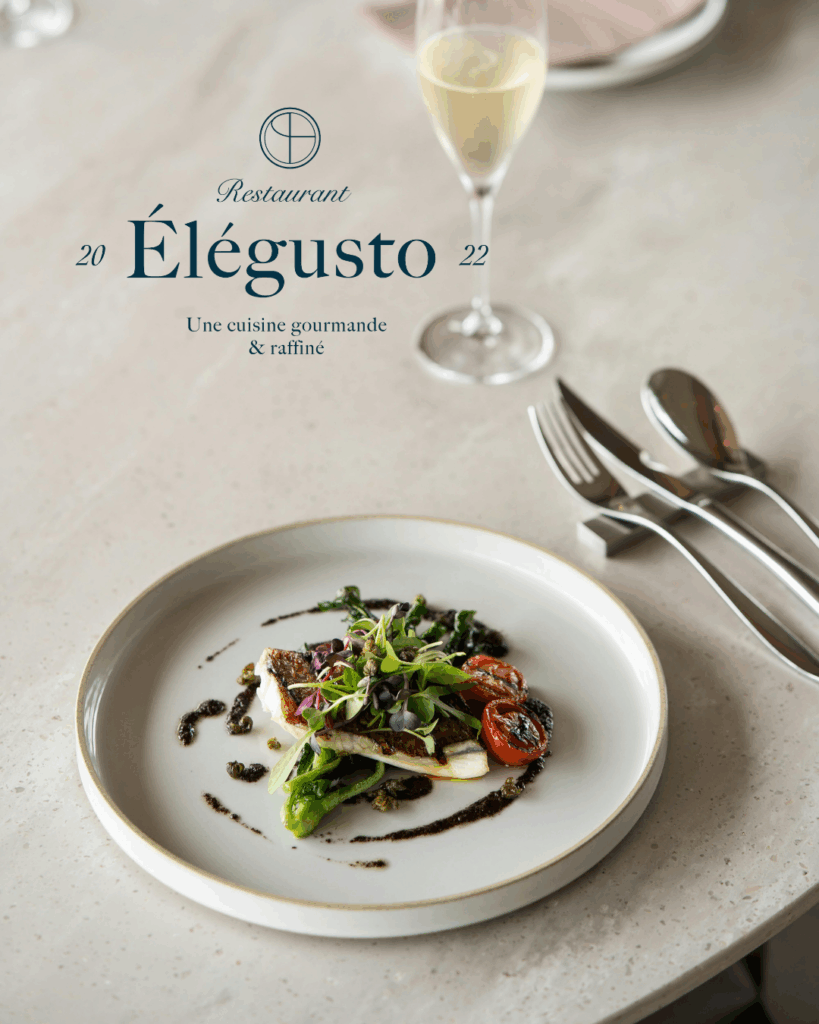 identité visuelle pour le restaurant élégusto