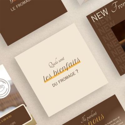 Fromagerie artisanale réseaux sociaux