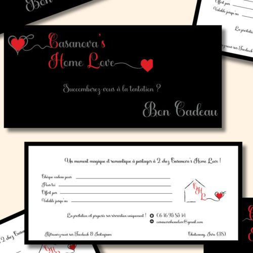 Image de marque casanova's home love, bon cadeau