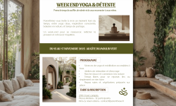 création d'une affiche format A4 pour communiquer sur l'entreprise