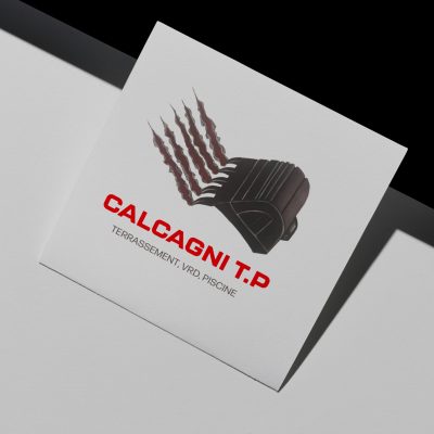 branding calcagni T.P, travaux publics