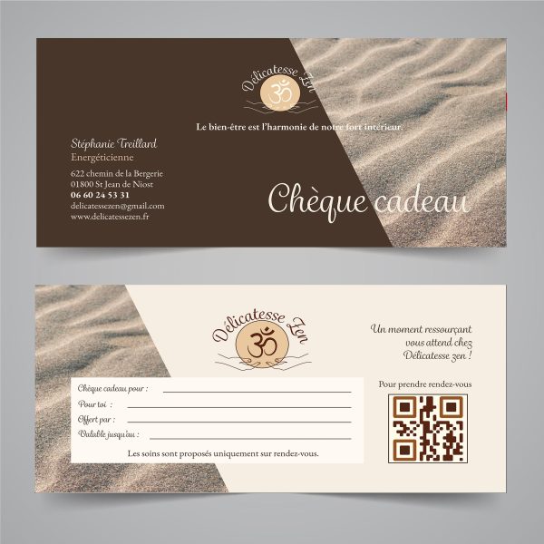 cheque cadeau, delicatesse zen