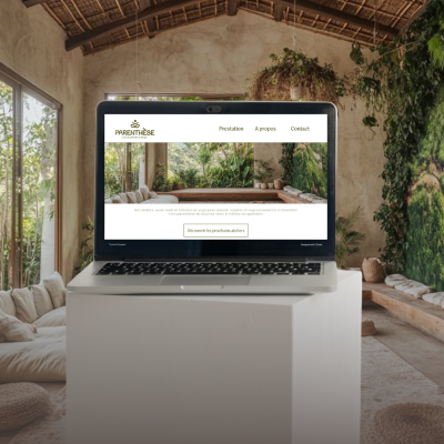 site vitrine pour une prof de yoga en isere